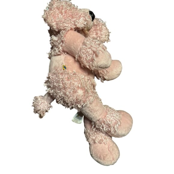 Build-A-Bear Pink Poodle Stuffed Animal Plush Toy 19" Curly Fur Soft & Cuddly - Picture 5 of 6